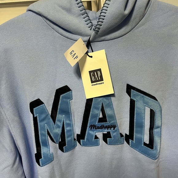 Madhappy X Gap collab M blue hoodie NWT - Picture 4 of 4